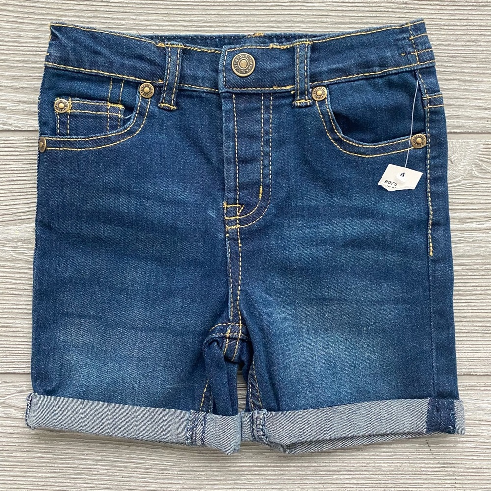 7 For All Mankind roll cuff jean denim shorts NEW